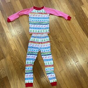 Hatley girls holiday pajamas size 6